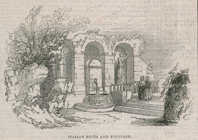 Colosseum - italialaiset rauniot ja suihkulähde tekijältä English School