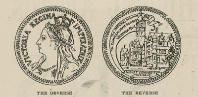 Walesin prinssi Imperiumin instituutin puheenjohtajana hänen majesteettilleen luovuttaman muistomitalin avajaisseremonian päivänä tekijältä English School
