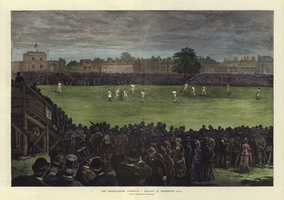 Krikettiottelu, Australia v Englanti, Kennington Oval tekijältä English School