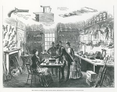 Criminal Museum at the Convict Office, Metropolitan Police Department, Scotland Yard tekijältä English School
