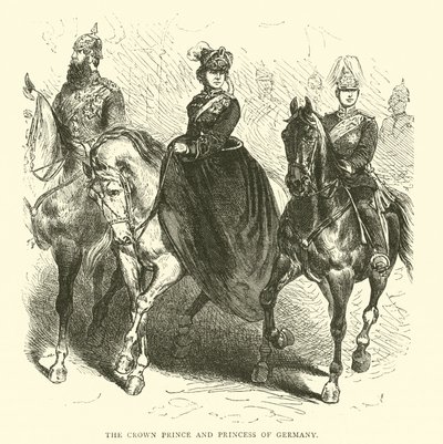 Saksan kruununprinssi ja prinsessa, maaliskuu 1871 tekijältä English School