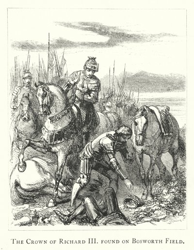 Richard III:n kruunu löytyi Bosworth Fieldistä tekijältä English School