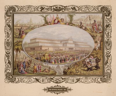Crystal Palace, 1851, Suuri näyttely, Hyde Park, Lontoo. tekijältä English School