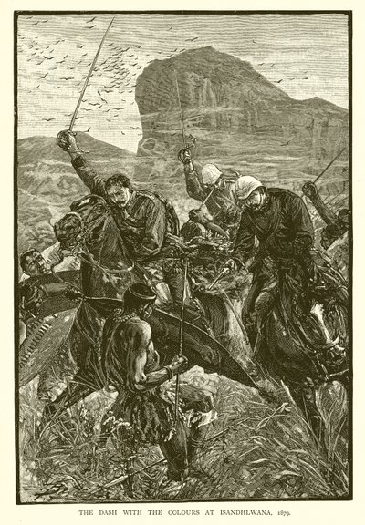 The Dash with the Colors Isandhlwanassa, 1879 tekijältä English School