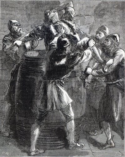 Clarensin kuolema (kaiverrus) tekijältä English School