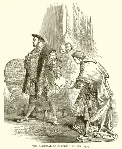 Kardinaali Wolseyn erottaminen, 1529 tekijältä English School