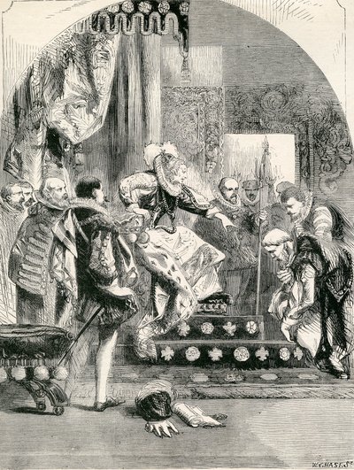 Elisabetin Earl of Murray ja Kilwinningin apotti erottaminen, 1865 tekijältä English School