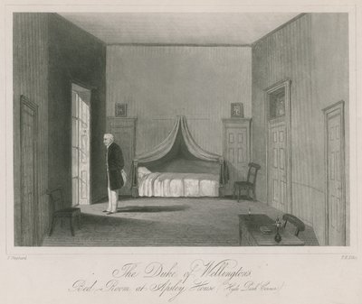Duke of Wellingtonsin makuuhuone Apsley Housessa, Hyde Park Cornerissa tekijältä English School