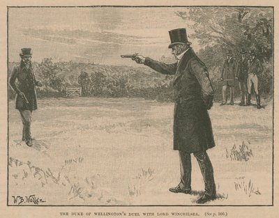 Duke of Wellingtonin kaksintaistelu lordi Winchilsean kanssa tekijältä English School