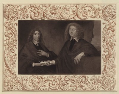 Earl of Lauderdale (oikealla) ja Earl of Lanark (sen jälkeen toinen Hamiltonin herttua) (litho) tekijältä English School