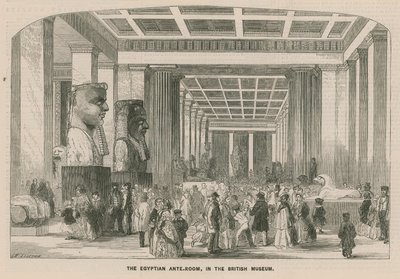Egyptiläinen Ante-Room British Museumissa tekijältä English School