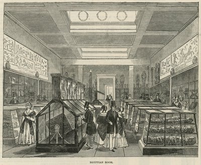 Egyptiläinen huone British Museumissa tekijältä English School