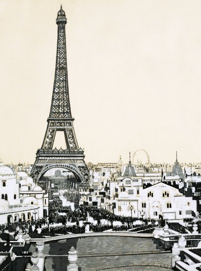 Eiffel-torni hallitsee Pariisin taivaanrantaa. tekijältä English School