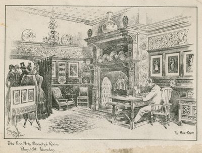 Fine Arts Societys Room, Bond Street, Lontoo - Ante-Room tekijältä English School
