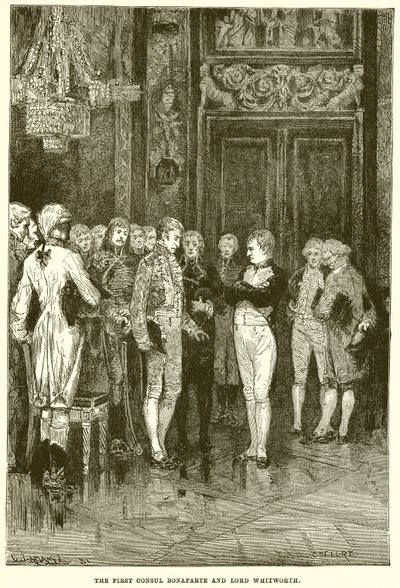 Ensimmäinen konsuli Bonaparte ja lordi Whitworth tekijältä English School