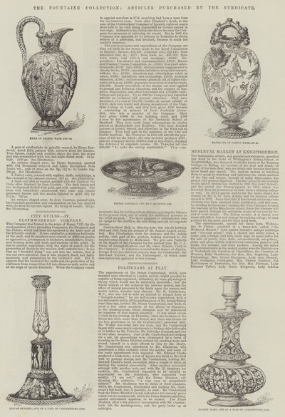 The Fountaine Collection, Syndicaten ostamat artikkelit (kaiverrus) tekijältä English School