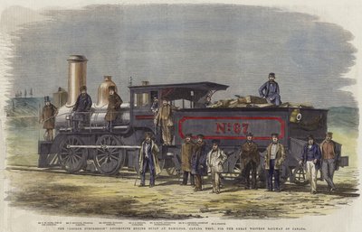 Hamiltonissa rakennettu George Stephenson -veturi tekijältä English School