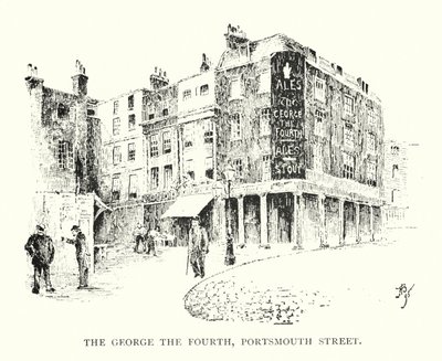 George the Fourth, Portsmouth Street (litho) tekijältä English School