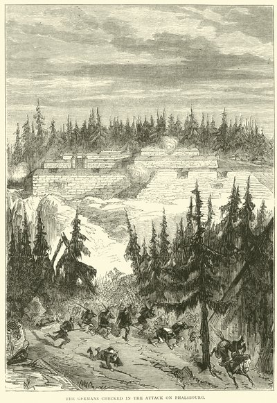 Saksalaiset osallistuivat hyökkäykseen Phalsbourgiin vuonna 1871 tekijältä English School