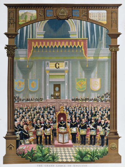 Englannin suurloosi äänestää onnittelujuhlapuheen Hänen Majesteettinsa kuningatar Victorialle Albert Hallissa Lontoossa 13. kesäkuuta 1887 tekijältä English School