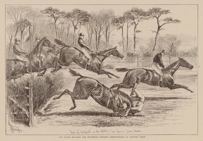 Grand Military and Household Brigade Steeplechases at Sandown Park (kaiverrus) (kaiverrus) tekijältä English School