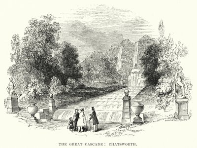 The Great Cascade, Chatsworth (kaiverrus) tekijältä English School