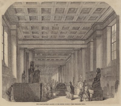 Great Egyptian Gallery, British Museumissa (kaiverrus) tekijältä English School