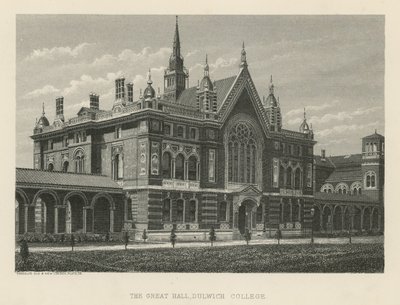 Dulwich Collegen suuri sali tekijältä English School