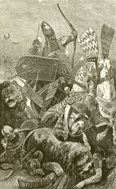 Suuri Sesostris (Rames II) Kadeschin taistelussa tekijältä English School