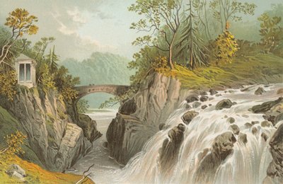 Eremitaasi ja Bruarin putoukset - lähellä Dunkeldia tekijältä English School