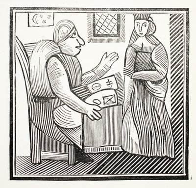 The History of Mother Bunch of the West, kuvitus John Ashtonin kirjasta Chap-books of the Eightenth Century, pub. 1882 tekijältä English School