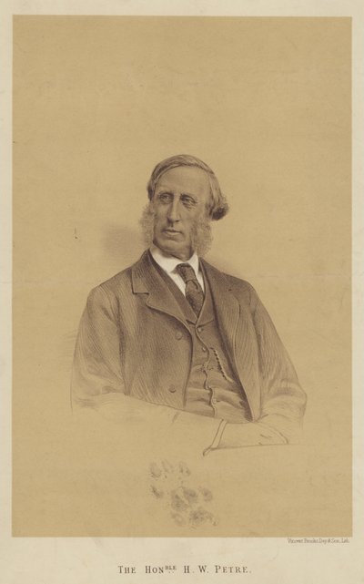 The Honourable H W Petre (litografia) tekijältä English School