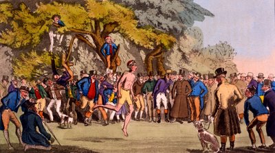 The Hopping Match Clapham Commonissa, Egans Sporting Anekdotes, julkaistu 1827 tekijältä English School