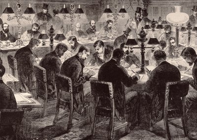 Alahuone: The Illustrated London News -lehdestä, 18. helmikuuta 1882. tekijältä English School
