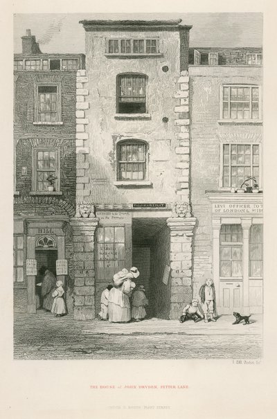 John Drydenin talo, Fetter Lane tekijältä English School