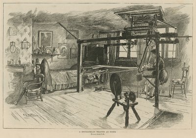 Huguenots Englannissa: Spitalfieldsin kutoja töissä tekijältä English School