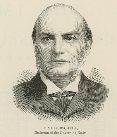 Keisarillinen instituutti: Lord Herschell, hallintoelimen puheenjohtaja tekijältä English School