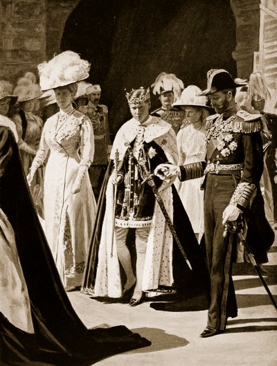The Investiture of the Prince of Wales, 1911 l tekijältä English School