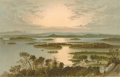Saaret, Loch Lomond - Lussin yläpuolelta katsottuna tekijältä English School