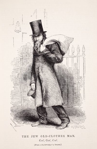 The Jew Old-Clothes Man, Richard Beardin dagerrotypian mukaan, Henry Mayhew
