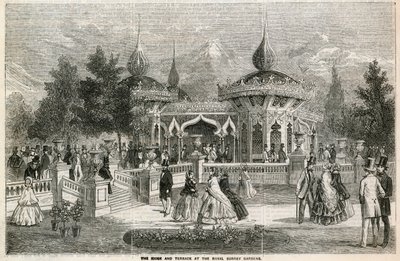 Royal Surrey Gardensin kioski ja terassi tekijältä English School