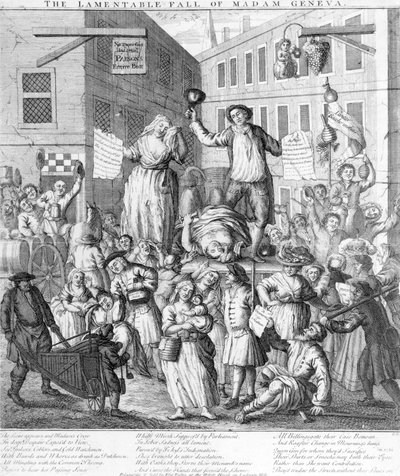 Madame Geneven valitettava kukistuminen, 1736 tekijältä English School