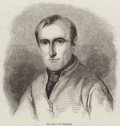 Myöhäinen M Paul Delaroche (kaiverrus) tekijältä English School