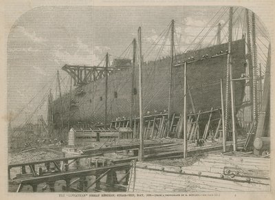 Leviathan (Great Eastern) höyrylaiva, toukokuu 1856 tekijältä English School