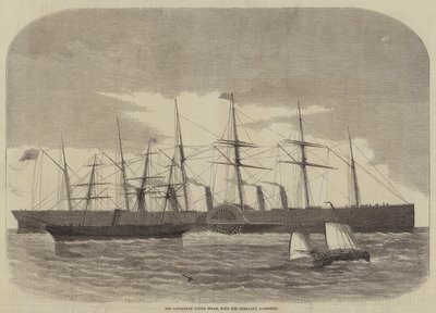 Leviathan höyryn alla, Himalaja rinnalla (kaiverrus) tekijältä English School