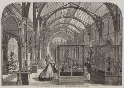 Taideteosten lainakokoelma South Kensington Museumissa (kaiverrus) tekijältä English School