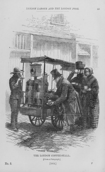 The London Coffee-Stall (kaiverrus) tekijältä English School