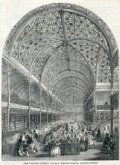 London Crystal Palace, Regent Circus, Oxford Street, 1858 tekijältä English School