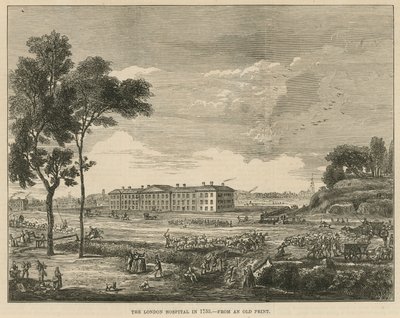 Lontoon sairaala vuonna 1753 tekijältä English School
