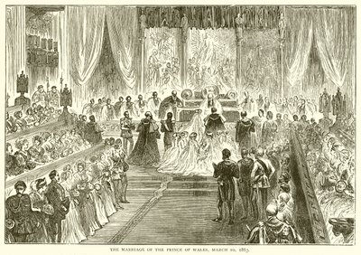 Walesin prinssin häät 10. maaliskuuta 1863 tekijältä English School